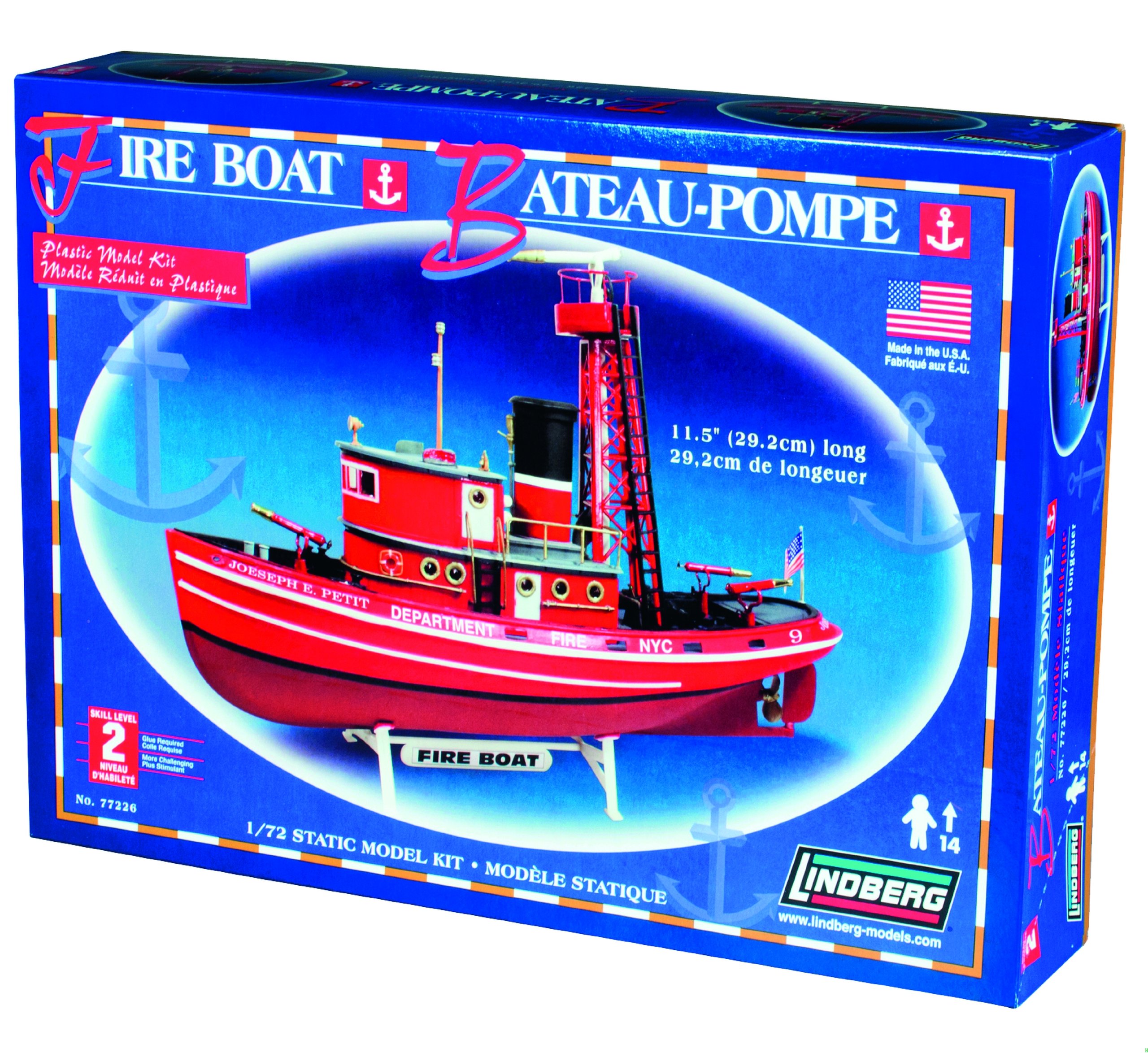 Amazon.com: LINDBERG 77226 1/72 Fire Boat LNDS7226 : Arts, Crafts